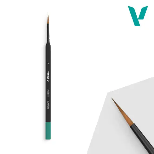 Vallejo VAL-B03003 - Round Synthetic Brush, Triangular Handle No. 3 Flitsaanbieding
