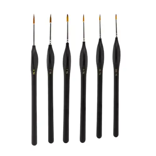 Modelcraft PPB2300/S1 - Fine Quality Synthetische Kwastenset 6 stuks - PPB2300/S1 Weekendaanbieding