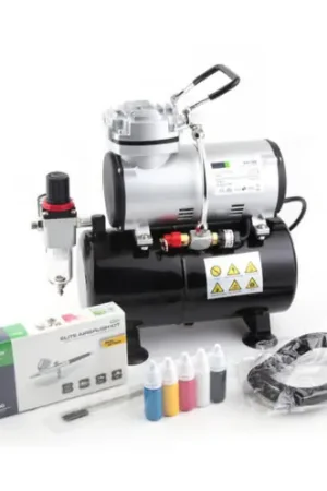 Weekendaanbieding Complete Airbrush Set Airbrush met compressor en drukvat
