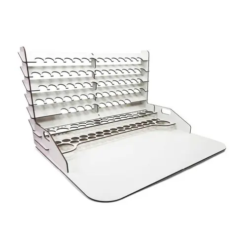 Vallejo Modelbouw Verf 26.014 - Paint display + work station with vertical storage - 50x37cm -26014 Beste Prijs