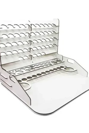 Alleen Vandaag Vallejo Modelbouw Verf 26.012 - Paint display + work station with vertical storage - 40x30cm -26012