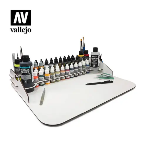Vallejo Modelbouw Verf 26.013 - Paint display and work station 50 x 37 cm -26.013 Uitverkoop