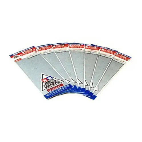 Tamiya 87055 - Waterproof Schuurpapier 600 grit 3 vellen -87055 Betrouwbaar