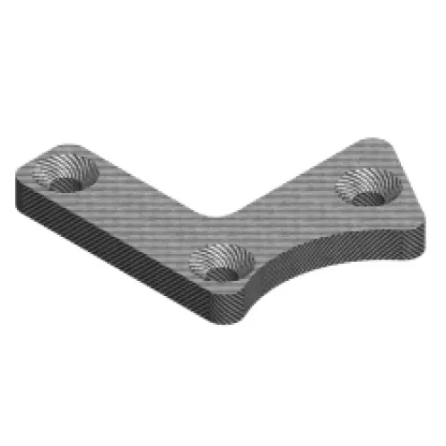 Koop Vandaag Team Corally C-00180-235 - Suspension arm stiffener - B - Lower Front - Left - Graphite 3mm -C-00180-235