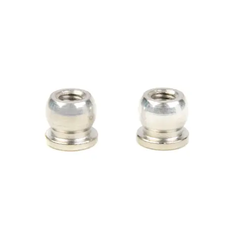 Team Corally C-00180-171 - Threaded Ball - 6mm - Steel - 2 pcs -C-00180-171 Finale Uitverkoop