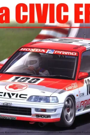 1 24 Beemax 24018 Honda Civic EF9 Group A ‘91 Idemitsu Plastic Modelbouwpakket Direct Beschikbaar