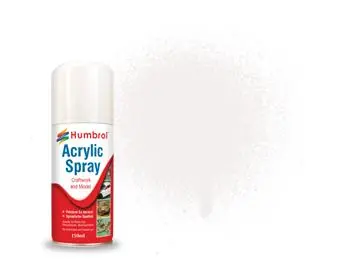 Humbrol 22 White - Gloss - Acryl spray Verf spuitbus Seizoensaanbieding