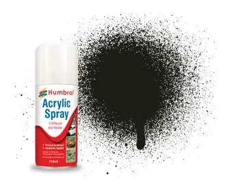 Favoriet Humbrol 163 Dark Green - Satin - Acryl spray Verf spuitbus