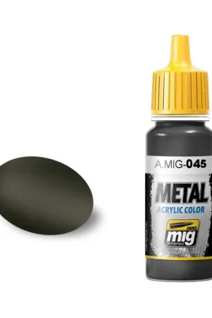 Tijdelijk Beschikbaar AMMO MIG 0045 Gun Metal - Acryl Verf flesje