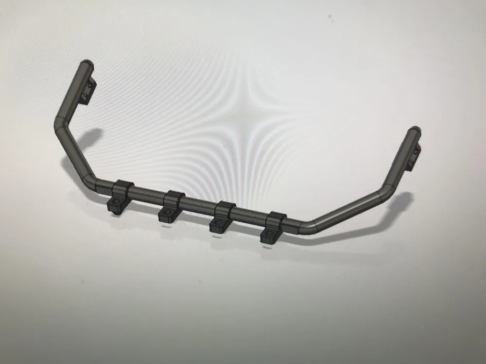 1 24 Volvo FH4 Trux Topbar (4 holders) Resin onderdeel Gecertificeerd