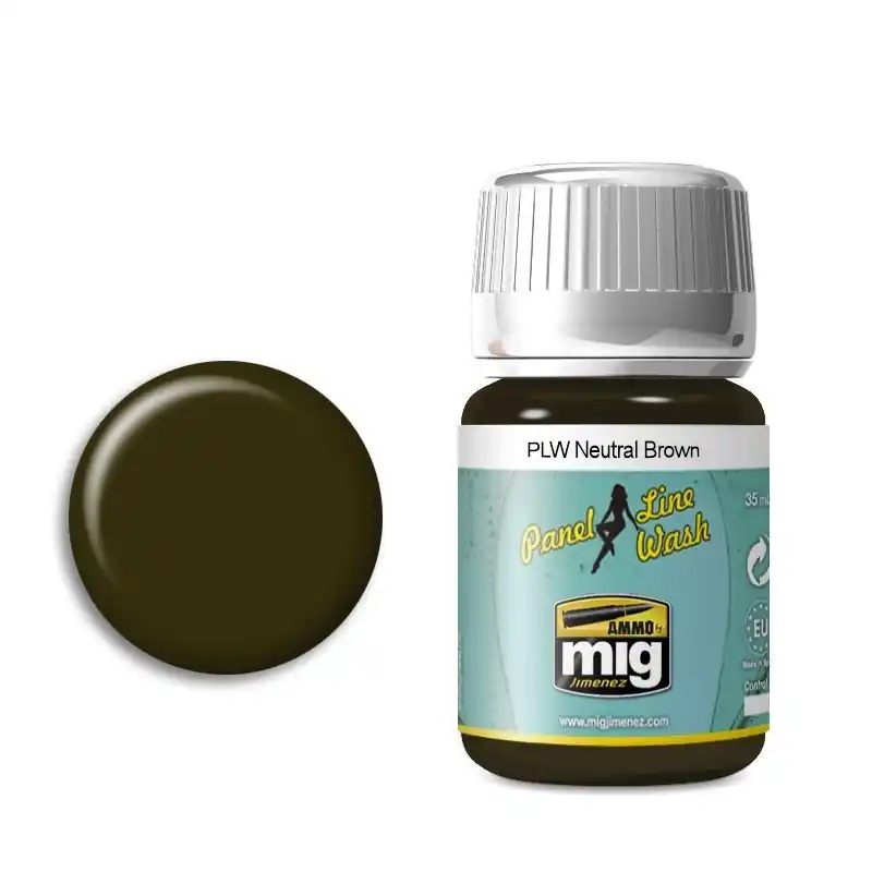 AMMO MIG 1614 PLW Neutral Brown Effecten potje Hoge Kwaliteit