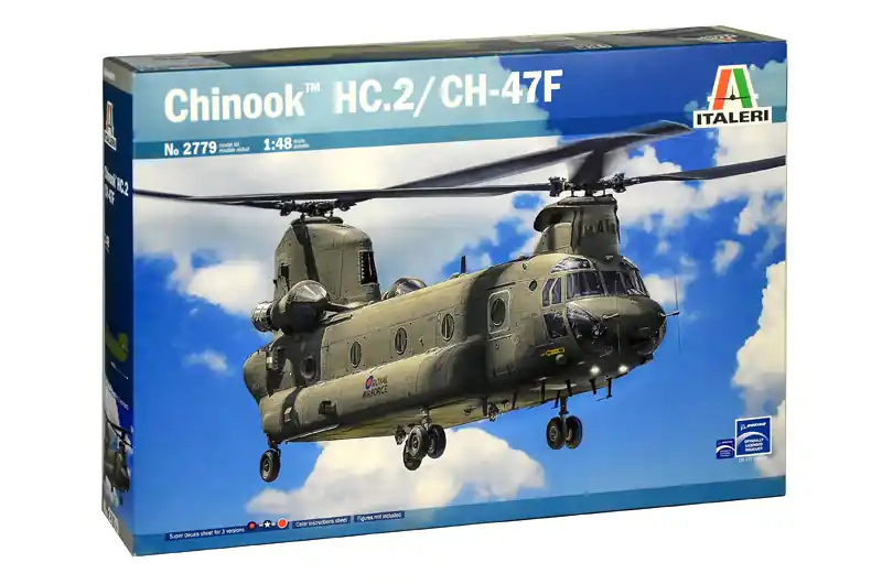 Weekendaanbieding 1 48 Italeri 2779 Chinook HC.2/CH-47F Plastic Modelbouwpakket