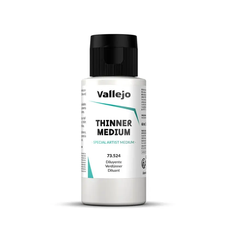 Vallejo 73524 Thinner Medium (60 ml) Verdunner Laatste Kans