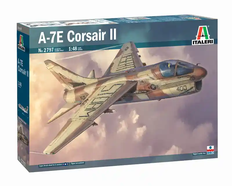1 48 Italeri 2797 A-7E Corsair II Plastic Modelbouwpakket Korting