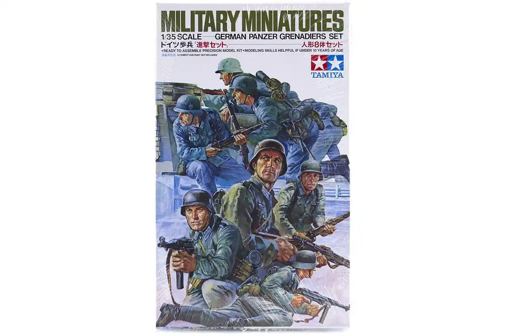 Direct Beschikbaar 1 35 Tamiya 35061 WWII Figures Set German Tank Grenadiers Plastic Modelbouwpakket
