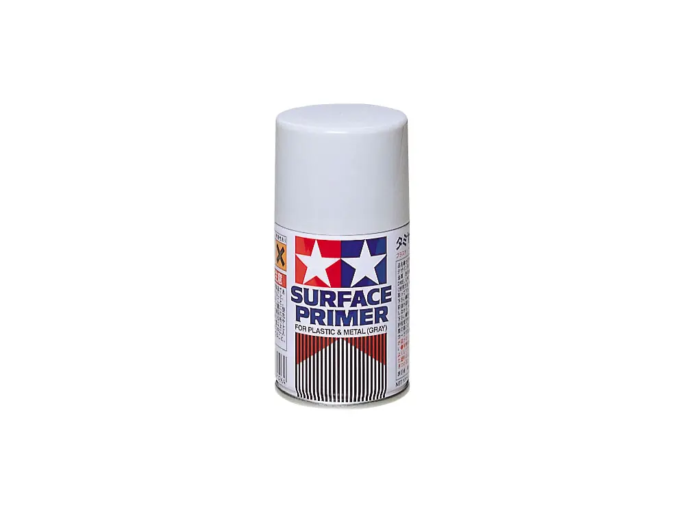 Gereduceerde Prijs Tamiya 87026 Surface Primer Grey - Acryl Spray - 100ml Verf spuitbus