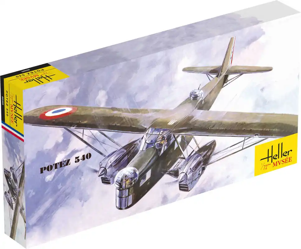 1 72 Heller 80395 Potez 540 "Heller Museum Plastic Modelbouwpakket Must-Have