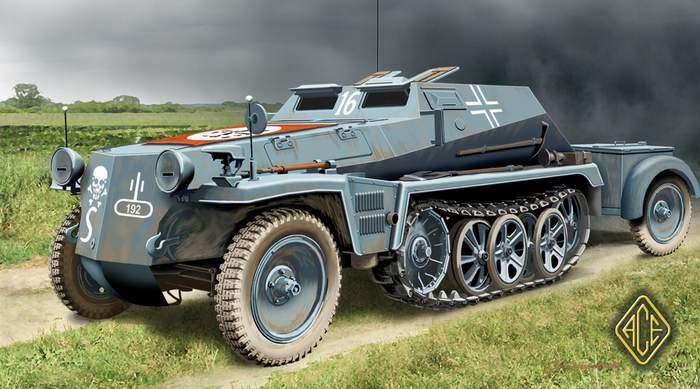 1 72 ACE 72238 Sd.Kfz.252 Armoured Munitions Carrier Plastic Modelbouwpakket Premium