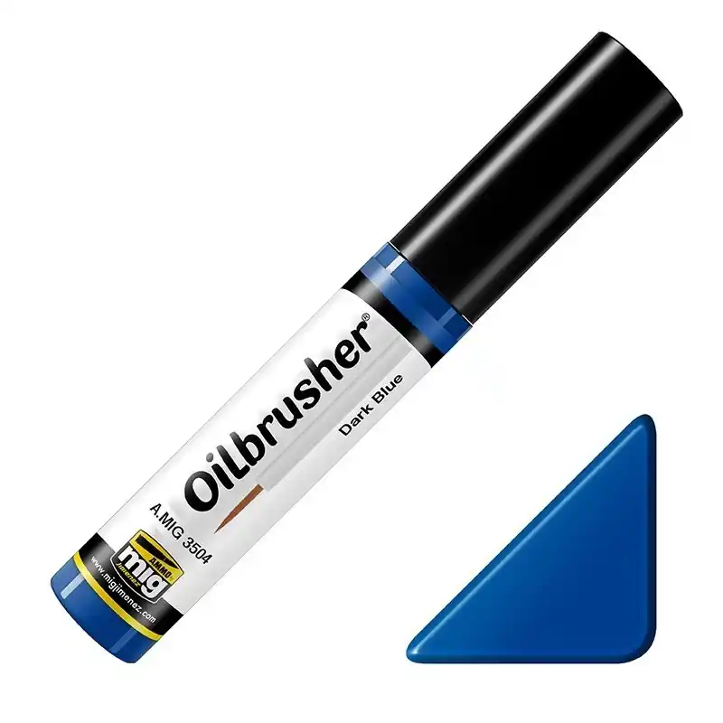 Seizoensaanbieding AMMO MIG 3504 Oilbrusher Dark Blue Oilbrusher(s)