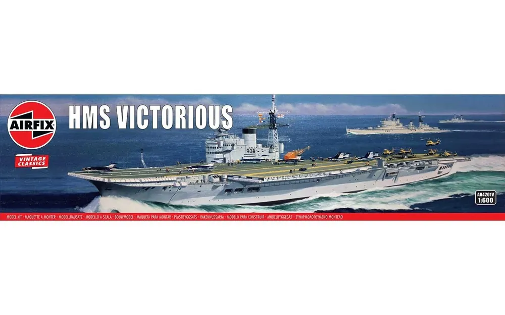 1 600 Airfix 04201 HMS Victorious Plastic Modelbouwpakket Betaalbaar