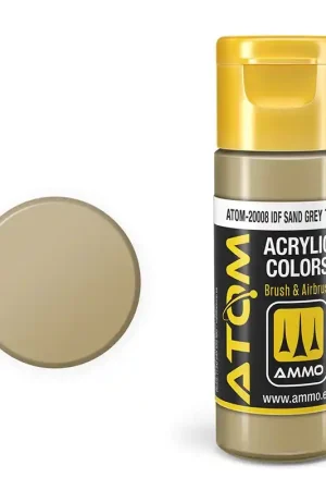 AMMO MIG 20008 ATOM - IDF Sand Grey RAL73 - Acryl - 20ml Verf flesje Uitverkoop