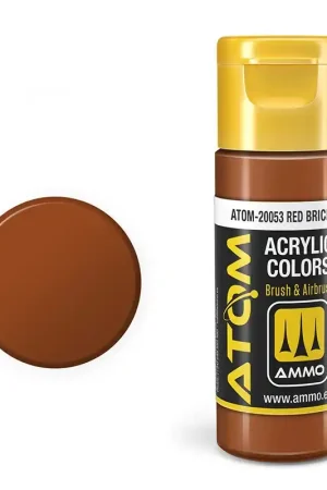 AMMO MIG 20053 ATOM - Red Brick - Acryl - 20ml Verf flesje Shop Nu