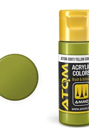 AMMO MIG 20073 ATOM - Yellow Green - Acryl - 20ml Verf flesje Dagaanbieding