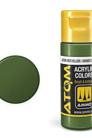 AMMO MIG 20075 ATOM - HELLGRUN Chromate Green - Acryl - 20ml Verf flesje Betrouwbaar