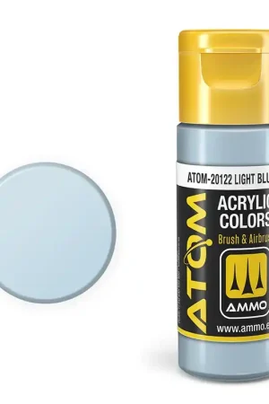 AMMO MIG 20122 ATOM - Light Blue - Acryl - 20ml Verf flesje Exclusieve Aanbieding