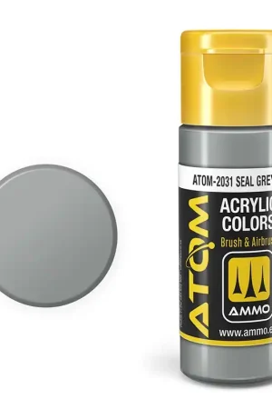 AMMO MIG 20131 ATOM - Seal Grey - Acryl - 20ml Verf flesje Alleen Vandaag