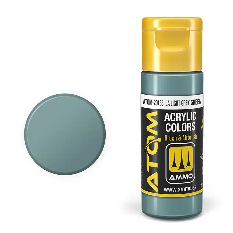 AMMO MIG 20138 ATOM - IJA Light Grey Green - Acryl - 20ml Verf flesje Finale Uitverkoop