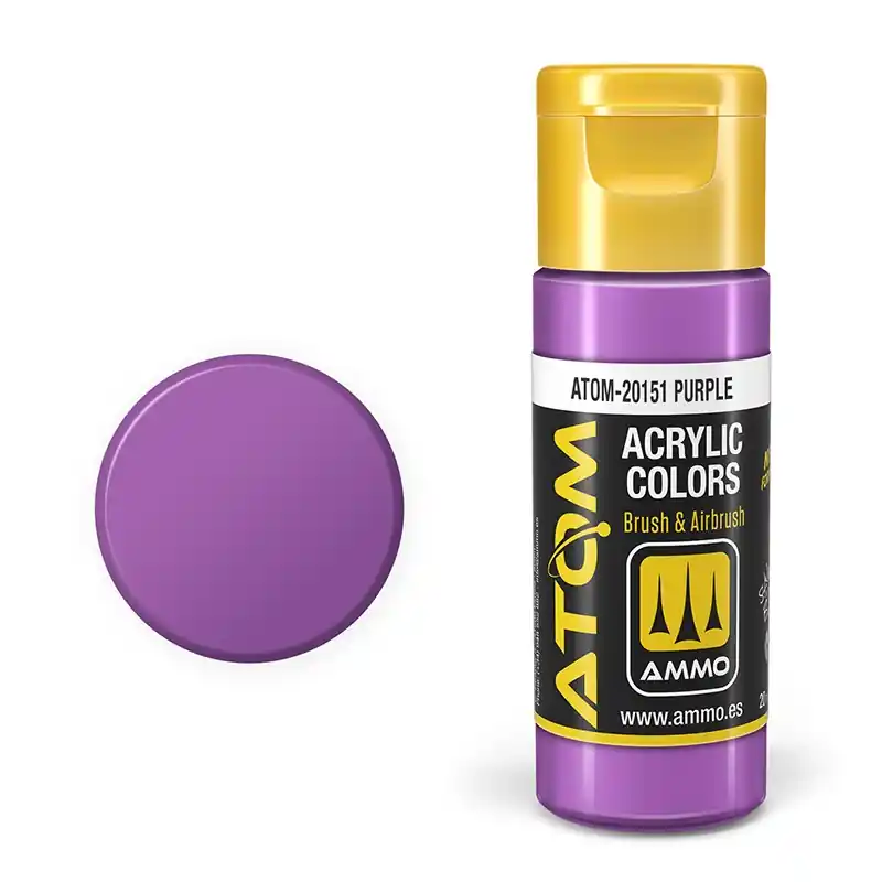 Seizoensaanbieding AMMO MIG 20151 ATOM - Purple - Acryl - 20ml Verf flesje