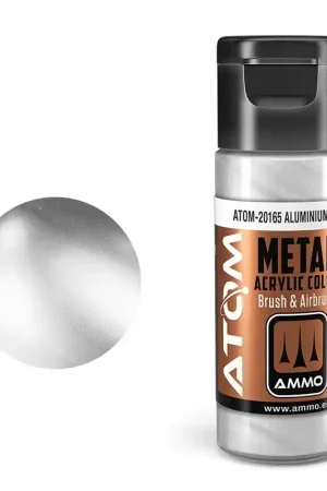 AMMO MIG 20165 ATOM - Metallic Aluminium - Acryl - 20ml Verf flesje Goedkoop