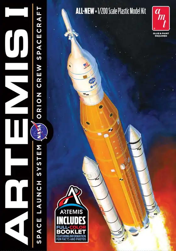 1 200 AMT 1423 Artemis I - Space Launch System Plastic Modelbouwpakket Gratis Retour