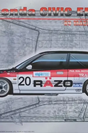 Shop Nu 1 24 Beemax 24032 Honda Civic EF3 - Gr.A 1989 Macau Guia Race Plastic Modelbouwpakket