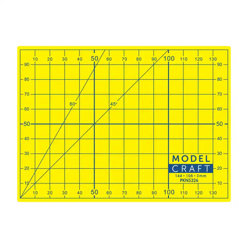 ModelCraft PKN5326 A6-formaat Snijmat - Geel Snijmat Uitverkoop