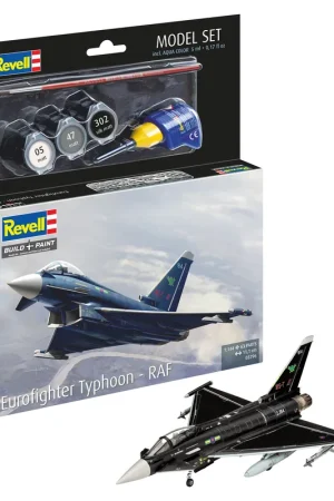 1 144 Revell 63796 Eurofighter Typhoon - RAF - Straaljager - Model Set Plastic Modelbouwpakket Gereduceerde Prijs