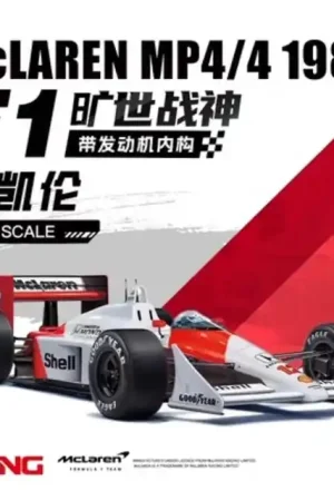 1 12 MENG RS005 McLaren MP4/4 1988 - Pre-colored Edition Plastic Modelbouwpakket Tijdelijk Beschikbaar