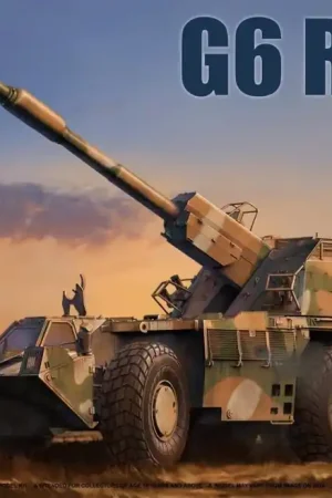 1 35 Takom 2052 G6 Rhino - SANDF Self-Propelled Howitzer Plastic Modelbouwpakket Beperkt Aanbod
