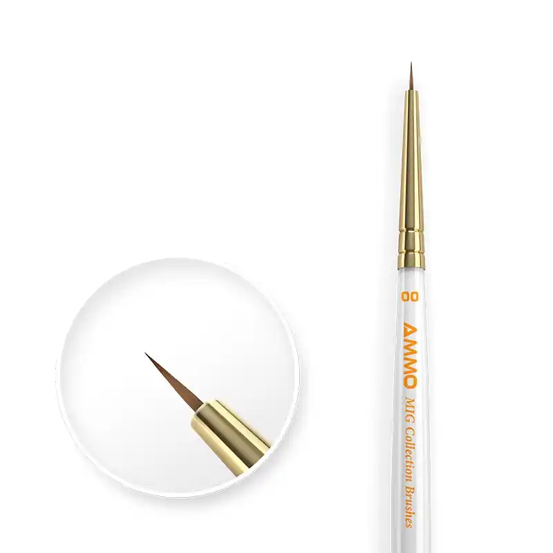 Voordeelprijs AMMO MIG 8719 Collection Brushes - Penseel Conisch 00 Pense(e)l(en)
