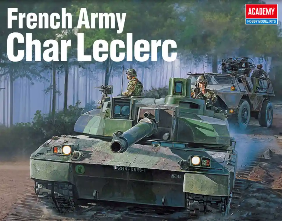 Actieprijs 1 72 Academy 13427 French Army Char Leclerc Tank Plastic Modelbouwpakket