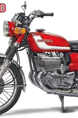 1 12 Hasegawa 21756 Suzuki GT380 B "Red Color" 1972 Plastic Modelbouwpakket Gereduceerde Prijs