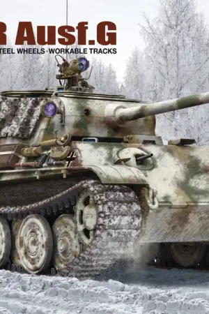 1 35 Rye Field Model 5112 Sd.Kfz.171 Panther G w/Night Sights and Air Defense Armor & Steel Wheel Plastic Modelbouwpakket Express Levering