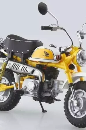 1 12 Aoshima 11127 Die-Cast Honda Monkey Plasma Geel - Limited Edition Diecast model Uitverkoop