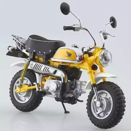 1 12 Aoshima 11127 Die-Cast Honda Monkey Plasma Geel - Limited Edition Diecast model Uitverkoop