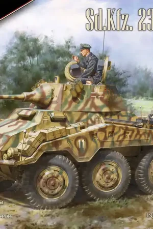 1 16 Das Werk 16006 Sd.Kfz. 234/2 “Puma” Panzerwagen Plastic Modelbouwpakket Laatste Kans