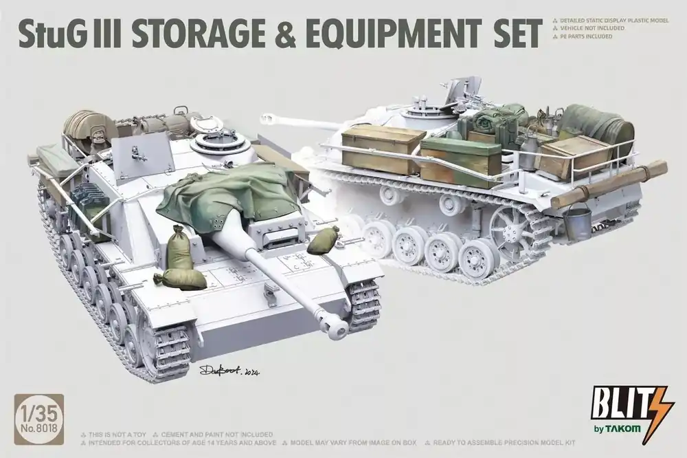 Exclusieve Aanbieding 1 35 Takom 8018 StuG III opberg- en uitrustingsset Plastic Modelbouwpakket