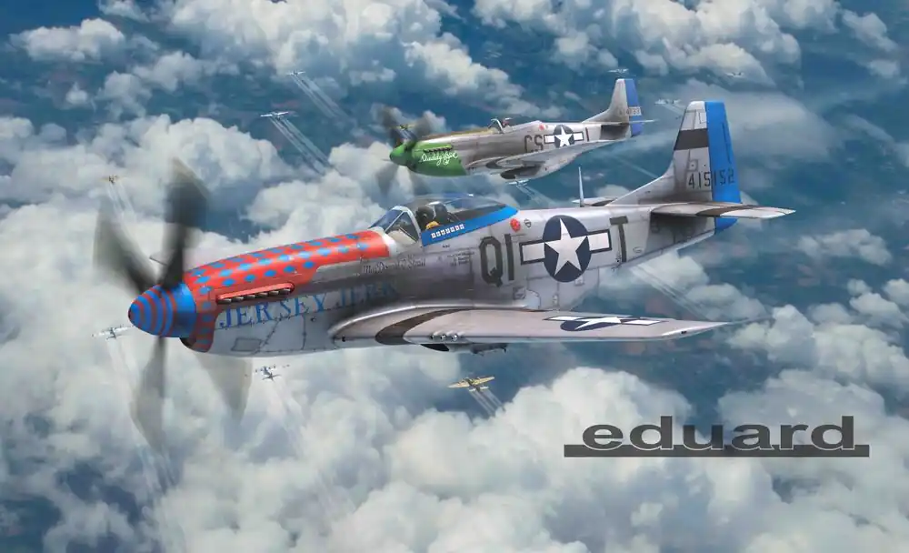 1 72 Eduard 2147 North American Mustang P-51D ACES OF THE EIGHTH - Limited Dual Combo Plastic Modelbouwpakket Exclusieve Aanbieding