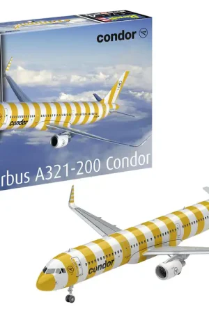 1 144 Revell 03788 Airbus A321-200 "Condor" - Vliegtuig Plastic Modelbouwpakket Direct Beschikbaar