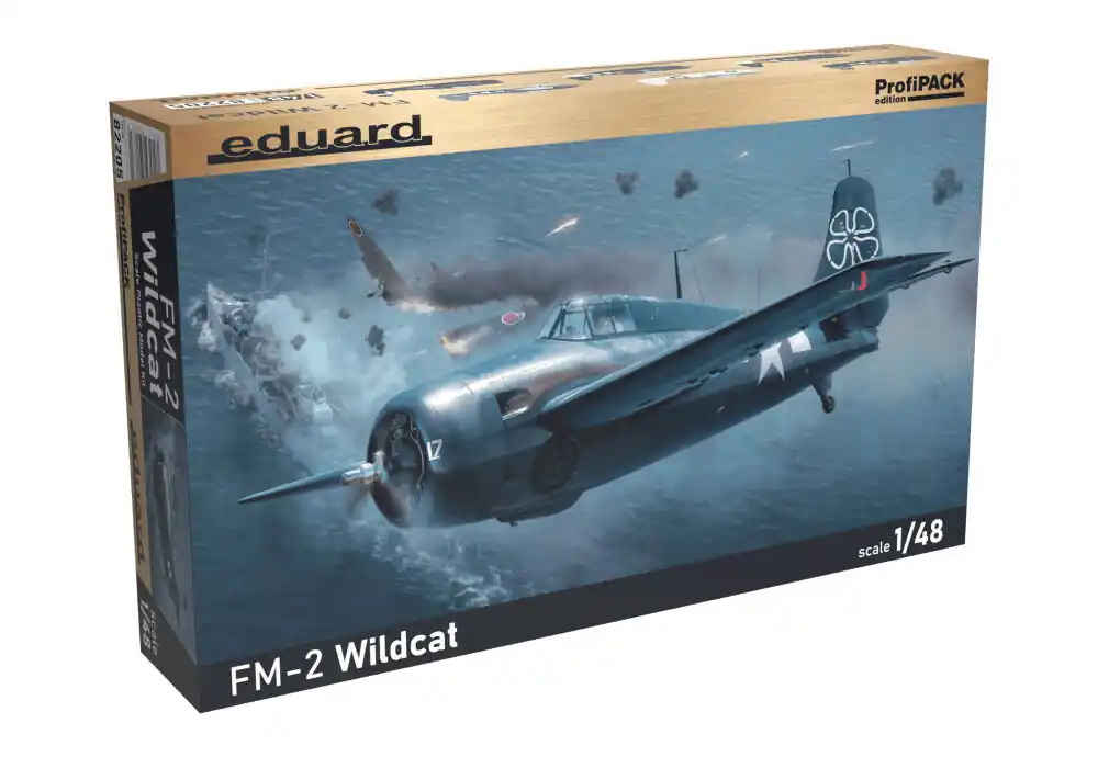 Koop Vandaag 1 48 Eduard 82205 Grumman F4F Wildcat - FM-2 Wildcat - ProfiPACK Edition - Propeller Vliegtuig Plastic Modelbouwpakket